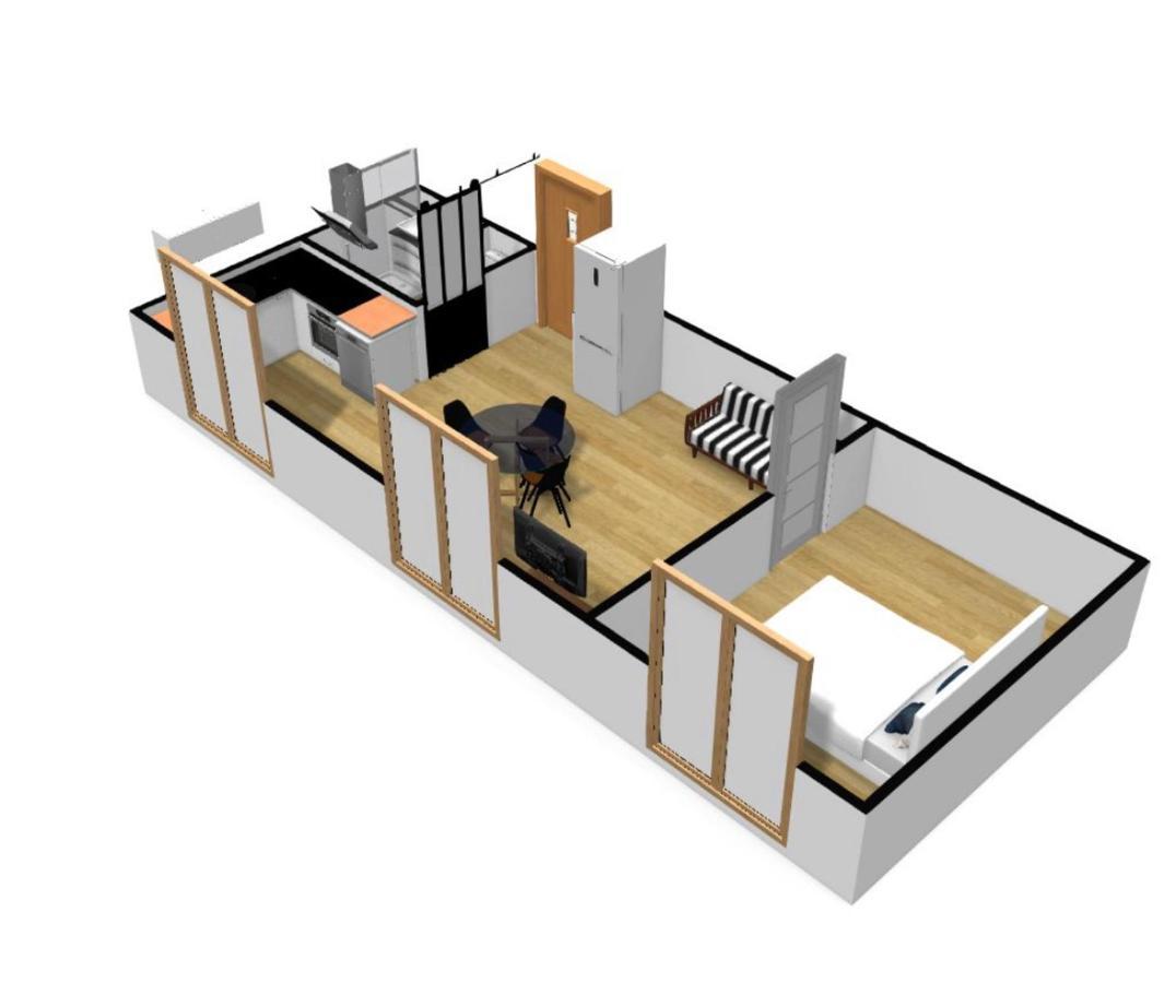 T2 Moderne Au Coeur Poitiers Apartman Kültér fotó